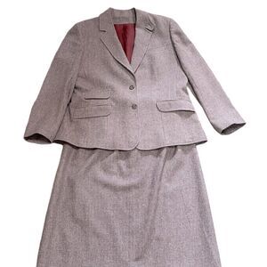 Daniel for Spellbound Vintage 💯% Wool Blazer & Skirt Set Sz 16